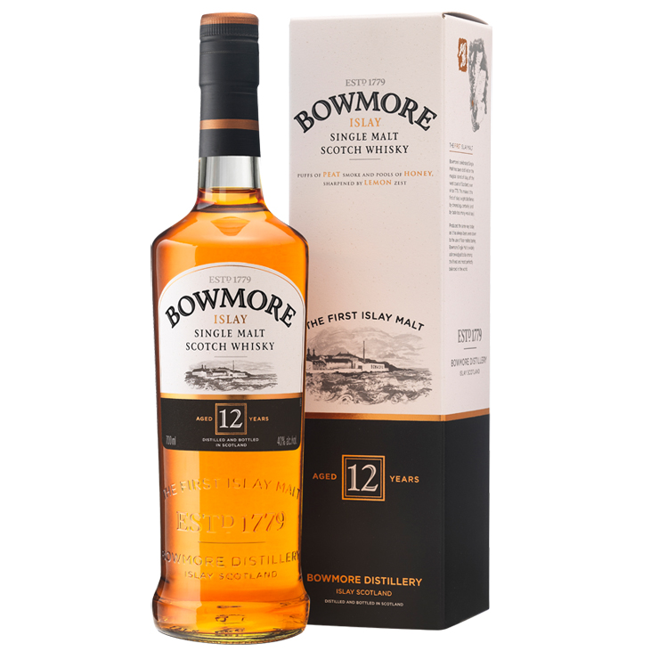 Buy For Home Delivery Bowmore 12 Year Old Single Malt Whisky Online Now